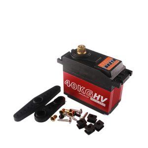 CYS S8218 40KG Large Torque Steering Gear Aluminum Middle Shell Metal Tooth Servo 1/5 1/8 RC Vehicle Model Aircraft