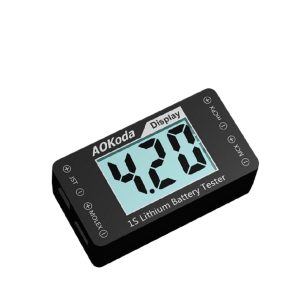 Тестер напряжения для литиевых аккумуляторов AOKoda 041 1S – для LiPo, LiFe и LiHv