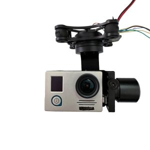 Three Axis Brushless Gimbal Aerial Drone GoPro Hero 3 4 Camera Anti Shake Stabilization All Aluminum Alloy