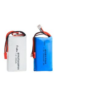 2S 7.4V 2000mAh Lipo Battery for Spektrum DX6E Riskai FrSky QX7 QX7S Remote Control Transmitter
