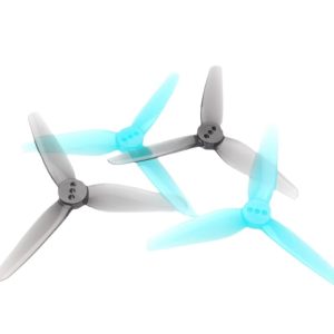 HQProp Headsup Tiny Prop T3X1 8X3 2mm 3018 3inch Racing Propeller Crossing Grey