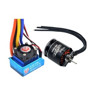 CRAWLER Non Inductive Brushless Motor 3542 1850KV 2250KV with 120A ESC for RC Climbing Flat Sports Car