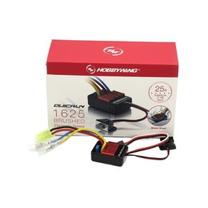 Haoying Coolran 1625 Brushed ESC QuicRun 1/16 Car Full Waterproof Electronic Speed Controller 25A