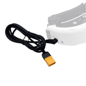 Skyzone DC5.5 to XT60 Male Connector FPV Goggles Power Cable V2