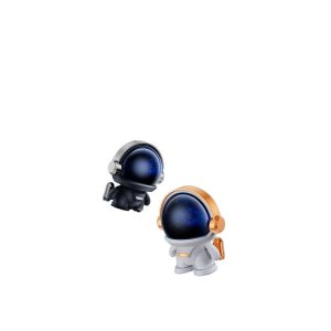 Spaceman Astronaut Wireless Bluetooth TWS Speaker USB Desktop Subwoofer Outdoor Stereo White Gold