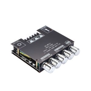 وحدة مضخم الصوت الرقمي بلوتوث ZK MT21 ذات القناتين 2.1 بقدرة 50 واط لكل قناة و100 واط للباس العميق
