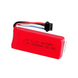 7,4 V, 2800 mAh Lithium-Akku mit großer Kapazität für UDI902, UDI002, Huanqi 961 und 962 RC-Speedboote