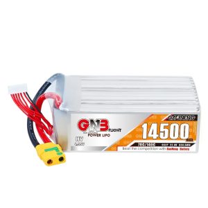 Акумулятор GNB High Energy на 14500 мА·год, 6S, 22,8 В, 70°C – високовольтний LiPo для радіокерованих гелікоптерів та дронів для захисту рослин