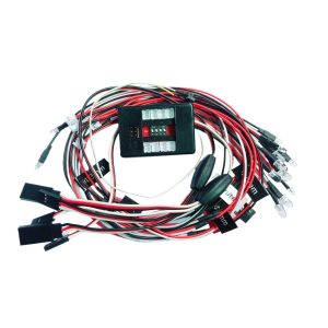 RC Car Light Two In One Linkage Set 12LED Flash Light for 1:10 Remote Control Model Car Turn Light
