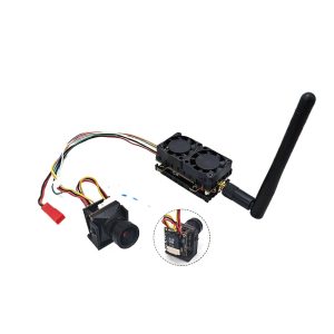 5.8G 5.5W High Power Video Transmission Camera with Card Recording 1800TVL Night Vision DVR Built in Amplifier