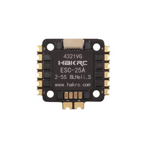 HAKRC 25A 2-5S – миниатюрный четырехканальный регулятор скорости размером 20x20 мм для FPV-дронов
