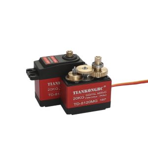 Sky TD-8120MG 20KG High Torque Digital Steering Gear Metal Shell for Robot Car Model Waterproof 90-180 Degree