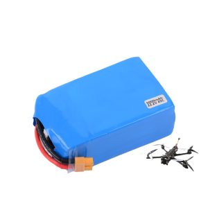 FPV Drone Lipo Battery 22.2V 5000mAh 45C 6S High Rate for UAV Crossing Machine