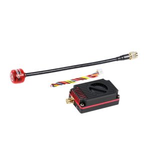 مجموعة جهاز إرسال الفيديو عالي القدرة Rush FPV 5.8G بقوة 4 واط مع هوائي Cherry II لنظام FPV طويل المدى