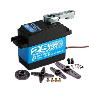 DS3225 Servo Stainless Steel Gear Coreless 25kg Digital for 1 8 1 10 RC Car 180 270 Degree