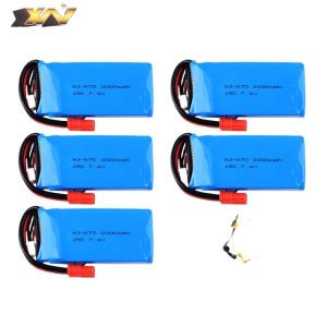 Kaiden K70 Quadrocopter 2S 7,4 V 2000 mAh 25C LiPo-Akku für RC-Drohnen, Modellautos und Schiffe