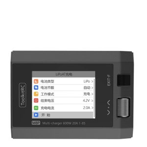 ToolkitRC M8P Balance Charger 1-8S 600W 20A LiPo Battery High Power Discharger
