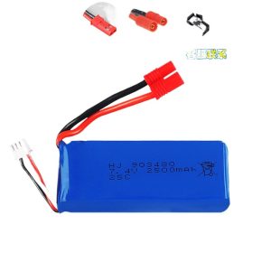 Аккумулятор LiPo 7,4 В, 2500 мАч, 25C для квадрокоптера X8C, модель 903480