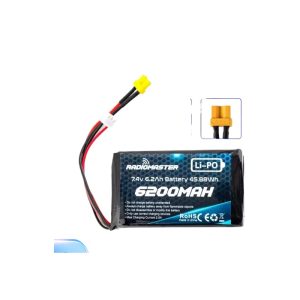 RadioMaster TX16S Boxer Remote Control 6200mAh 2S 74V Lithium Battery Long Battery Life Power Control