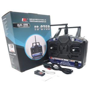 Flysky FS CT6B 6 Channel RC Transmitter with R6B Receiver for Helicopter Fixed Wing Glider