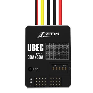ZTW UBEC 30A High Voltage 3 18S Lithium Battery External Step Down Module RC Aircraft BEC Voltage Regulator Switch