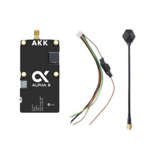 جهاز إرسال فيديو AKK Alpha8 بقوة 8 واط، نطاق ترددي واسع جداً، 80 قناة، لبث الصور بدقة عالية