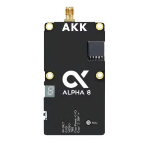 جهاز إرسال الفيديو اللاسلكي Akk ALPHA 8 وALPHA 10 بقوة 8 وات و10 وات، تردد 4990-5945 ميجاهرتز للطائرات بدون طيار FPV