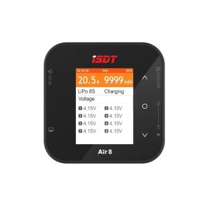 ISDT Air8 Ester Smart RC Lipo Battery Charger 1S to 8S Max 500W High Power Balance Charger