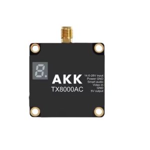 FPV 4900-5800MHz TX8000AC Image Transmission System for Drone Racing Aircraft Wireless Monitoring