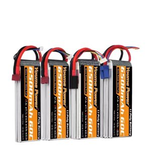 Акумулятор LiPo Youme HRB на 6500 мА·год, 2S–6S, 60C для квадрокоптерів FPV та моделей радіокерування