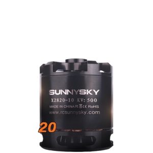 Sunnysky Langyu X2820 Brushless Motor Second Gen for Fixed Wing Aircraft KV1100 Long Shaft Edition