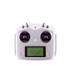 Fusi FS I6S Remote Control Transmitter with IA6B IA10B Receiver 10 Channel for Multi Axis Fixed Wing White