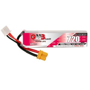 GNB High Energy 720mAh 2S 76V 100C LiHV FPV Strong Power Lithium Battery XT30 Plug