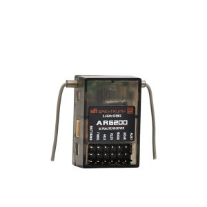 Spektrum AR6200 2.4G Receiver Compatible with SPEKTRUM JR DSM2 Remote Control Small Satellite Receiver