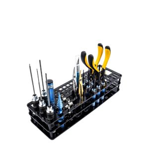Model Car Tool Rack Maintenance Organizer Cutting Pliers Pen Knife Tweezers Storage