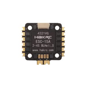 HAKRC 15A 2S–4S мини-электронный регулятор скорости размером 20x20 мм AIO ESC для FPV-дронов