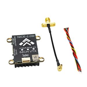 2W-Bildübertragungsgerät für FPV – 5,8 GHz, 2000 mW, einstellbare Leistung von 1,6 W bis 2000 mW