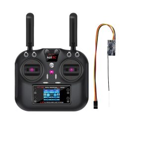 Hotrc HT 10A 2.4G 10 Channel Wireless Remote Control Transmitter with Receiver for RC Aircraft Car Robot