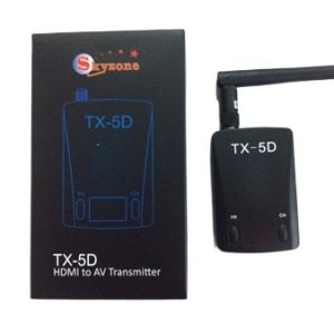 FPV 5.8GHz 600mW Video Transmitter TX-5D for Aerial Photography HDMI Video Dual Input