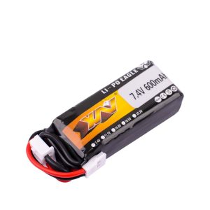 FMS Car Model Lithium Battery 2S 7.4V 600mAh for 1:12 1:18 1:24 RC Car