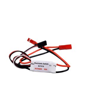 30A Current 37V 27V Remote Control Electronic Switch Aircraft Model Water Pump Receiver PWM Signal