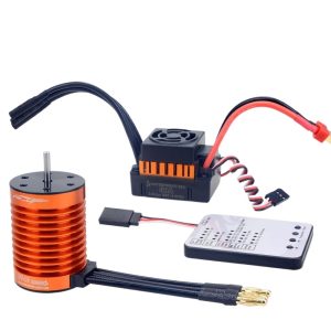 F540 Waterproof Brushless Motor 60A ESC T Plug Power Set for 1/12 RC Car Model 4370KV