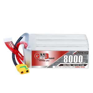 Gnb High Energy 8000 mAh 6S 22,2 V 60 C LiPo-Akku für RC-Hubschrauber, Autos und Drohnen