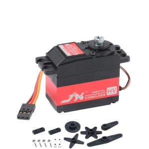 JX Servo PDI HV5921MG 20KG High Torque Digital Hollow Cup Servo 180 360 Degrees for RC Aircraft Car