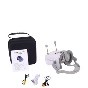 008D Pro 58G FPV Head Mounted Goggles VR01 DVR for Simulated Image Transmission
