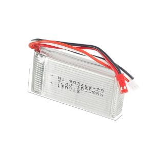 7,4-V-1500-mAh-LiPo-Akku mit XT60-Stecker für Weili V913 L959 L969 L202 K959 RC-Autos