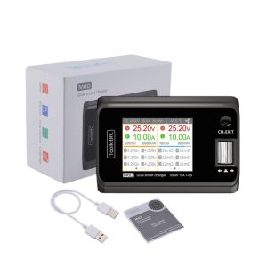 Мощный зарядный аппарат ToolkitRC M6D с двойным выходом на 250 Вт и током 15 А для аккумуляторов LiPo 2–6S