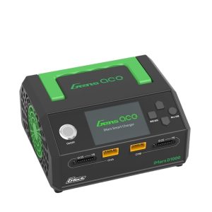 Grignard D1000 25A 500W AC100-240V 2-7S Dual Channel Plant Protection Battery Smart Charger