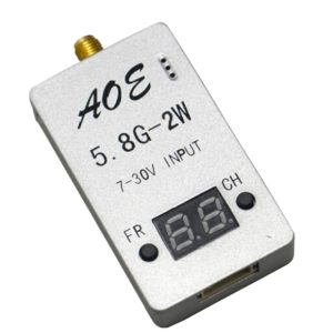 مُرسل فيديو FPV TS933 5.8 جيجاهرتز بقوة 2 واط و2000 ميلي واط، يحتوي على 48 قناة ومصنوع من سبيكة الألومنيوم