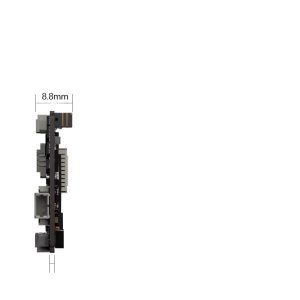 JHEMCU GH743AIO HD Flight Controller 40A 50A 3-6S Integrated AM32 Bit Electric Tune FPV